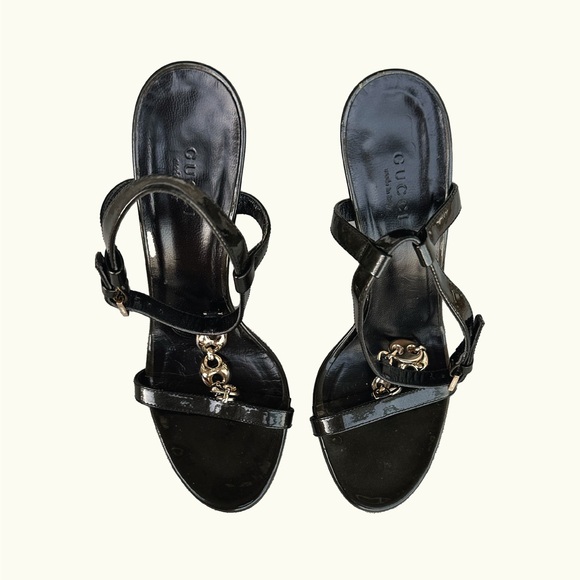 Vintage Gucci leather sandals - Picture 1 of 7